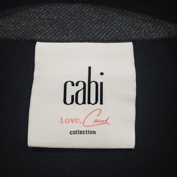 Cabi Love, Carol Collection Gray Mesh Back Utility Jacket, Size XS - Picture 10 of 11